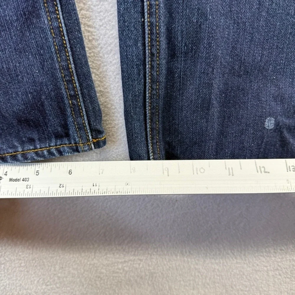 J.Crew Jeans Mens 31x32 fit 31x30 Blue The Sutton Denim Straight Dark Wash Faded